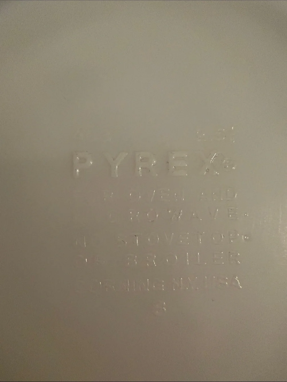 Pyrex homestead pattern